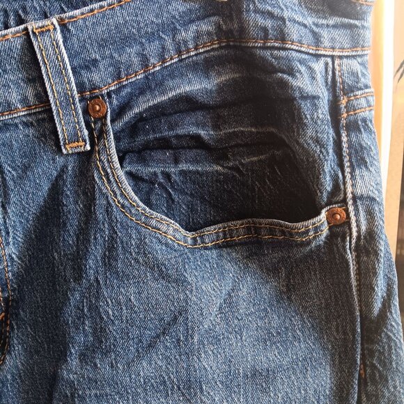 34x34 Levis 527 Bootcut Mens Jeans Blue Denim Mid-Rise Classic Fit - Picture 5 of 7